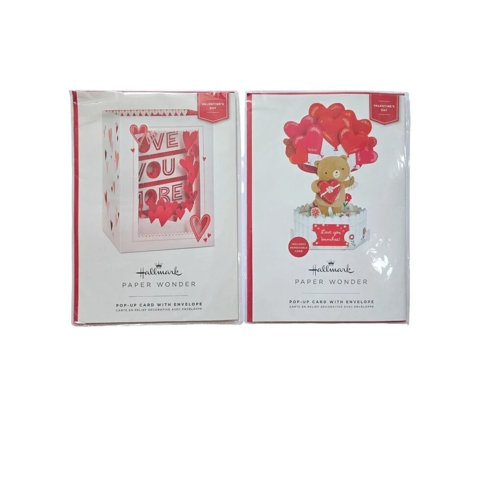 Hallmark Paper Wonder Pop Up Card Valentine's Lot